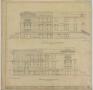 Technical Drawing: College Heights Baptist Church, Abilene, Texas: Right Side and Rear E…