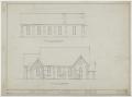 Primary view of Episcopal Church Remodel, Abilene, Texas: Right and Left Side Elevations
