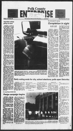 Primary view of object titled 'Polk County Enterprise (Livingston, Tex.), Vol. 118, No. 36, Ed. 1 Thursday, May 4, 2000'.