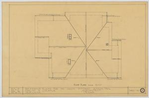 Primary view of object titled 'Pittard Residence, Anson, Texas: Roof Plan'.