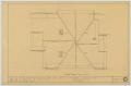 Thumbnail image of item number 1 in: 'Pittard Residence, Anson, Texas: Roof Plan'.