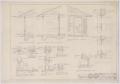 Technical Drawing: Hass Residence, Baird, Texas: Section, Elevation, and Details
