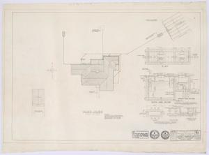 Primary view of object titled 'Foster Residence, Kent, Texas: Plot Plan'.