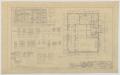 Thumbnail image of item number 1 in: 'Moore Residence, Hamlin, Texas: First Level Floor Plan'.