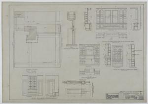 Primary view of object titled 'Caton Residence, Eastland, Texas: Plot Plan and Details'.