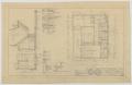 Technical Drawing: Moore Residence, Hamlin, Texas: Second Level Floor Plan