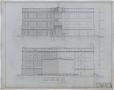 Thumbnail image of item number 1 in: 'Ballinger High School: Front and Rear Elevations'.