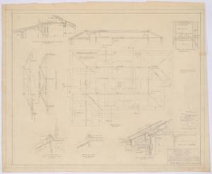 Primary view of object titled 'Frost Residence, Eastland, Texas: Roof Plan'.