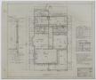 Technical Drawing: Sullivan Residence Additions, Dallas, Texas: Floor Plan