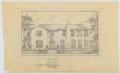 Primary view of Frost Residence, Eastland, Texas: Drawing