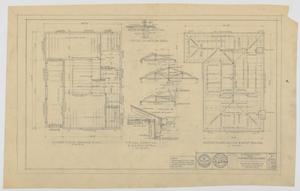 Primary view of object titled 'Moore Residence, Hamlin, Texas: Second Level Framing Plan'.