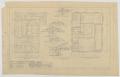 Thumbnail image of item number 2 in: 'Moore Residence, Hamlin, Texas: Second Level Framing Plan'.