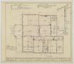 Technical Drawing: Primm Residence Additions, Dublin, Texas: Floor Plan