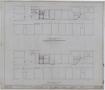 Technical Drawing: Grace Hotel Additions, Abilene, Texas: Second and Third Floor Plans