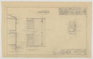 Primary view of object titled 'Moore Residence, Hamlin, Texas: Elevations, Sections, and Schedule'.