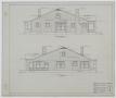 Technical Drawing: Sullivan Residence Additions, Dallas, Texas: Right and Left Elevation