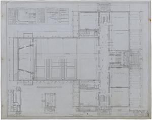 Primary view of object titled 'Ballinger High School: First Story Floor Plan'.