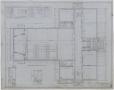 Thumbnail image of item number 1 in: 'Ballinger High School: First Story Floor Plan'.