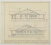 Technical Drawing: Primm Residence Additions, Dublin, Texas: Left and Right Side Elevati…
