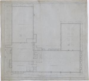 Primary view of object titled 'Grace Hotel Additions, Abilene, Texas: Foundation and Basement Plan'.