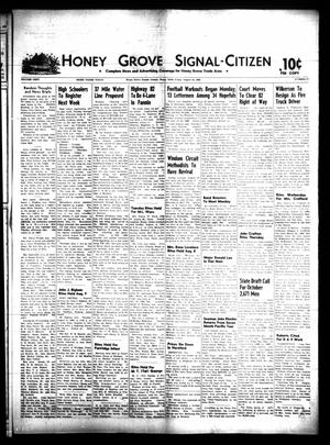 Primary view of object titled 'Honey Grove Signal-Citizen (Honey Grove, Tex.), Vol. 75, No. 32, Ed. 1 Friday, August 19, 1966'.