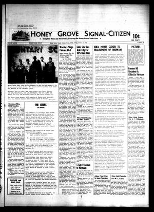 Primary view of object titled 'Honey Grove Signal-Citizen (Honey Grove, Tex.), Vol. 77, No. 40, Ed. 1 Friday, October 17, 1969'.
