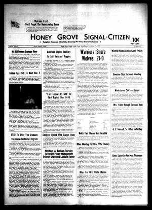 Primary view of object titled 'Honey Grove Signal-Citizen (Honey Grove, Tex.), Vol. 79, No. 41, Ed. 1 Friday, November 5, 1971'.