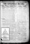 Thumbnail image of item number 1 in: 'The Kingsville Record (Kingsville, Tex.), Vol. 7, No. 34, Ed. 1 Friday, May 1, 1914'.