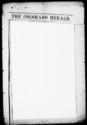 The Colorado Herald. (Matagorda, Tex.), Vol. 2, Ed. 1, Friday, January 8, 1847