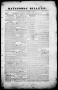 Thumbnail image of item number 1 in: 'Matagorda Bulletin. (Matagorda, Tex.), Vol. 1, No. 6, Ed. 1, Wednesday, September 6, 1837'.