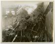 Thumbnail image of item number 1 in: '[Caved-In Roof After Fire]'.