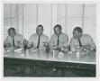 Photograph: [Firefighters Eating Burgers at Station 36B]