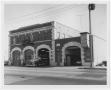 Photograph: [Dallas Fire Station 1 and Fire Truck]
