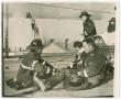 Photograph: [Firefighters Rest With Refreshments]