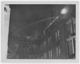 Photograph: [Firefighters Hosing Down a Burning Building]