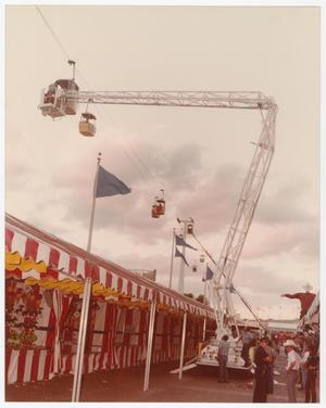 Primary view of object titled '[Aerial Lift Crane at State Fair of Texas]'.