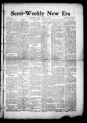 Primary view of object titled 'Semi-Weekly New Era (Hallettsville, Tex.), Vol. 25, No. 23, Ed. 1 Friday, May 23, 1913'.