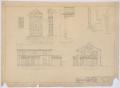 Thumbnail image of item number 1 in: 'McMurry College President's Home, Abilene, Texas: Elevation and Entrance Details'.