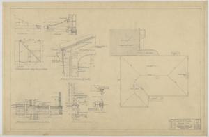 Primary view of object titled 'Sheppard Residence, Abilene, Texas: Aerial Layout and Garage'.