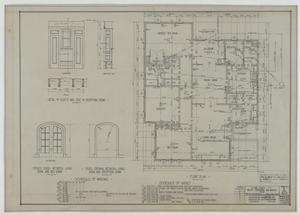 Primary view of object titled 'Stephens Residence, Abilene, Texas: Floor Plan'.