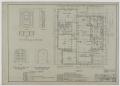 Technical Drawing: Stephens Residence, Abilene, Texas: Floor Plan