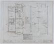 Thumbnail image of item number 1 in: 'Paxton Residence, Abilene, Texas: Floor and Roof Plans'.
