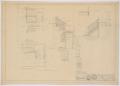 Thumbnail image of item number 1 in: 'McMurry College President's Home, Abilene, Texas: Stair Details'.