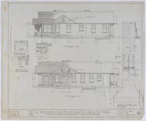 Primary view of object titled 'Paxton Residence, Abilene, Texas: Elevations and Details'.