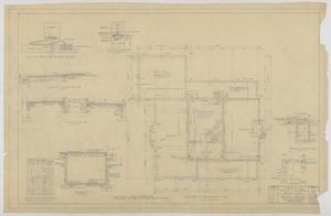 Primary view of object titled 'Sheppard Residence, Abilene, Texas: Basement and Foundation Plan'.
