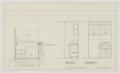 Technical Drawing: Smith Residence Addition, Abilene, Texas: Kitchen Wall Elevation