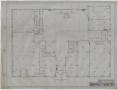 Technical Drawing: Settles' Hotel, Big Spring, Texas: First Floor Plan
