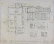 Technical Drawing: Paxton Residence, Abilene, Texas: Foundation Plan