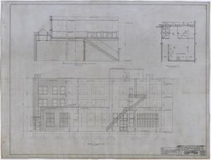 Primary view of object titled 'Ada McLemore's Hotel, Albany, Texas: Elevation and Mezzanine Details'.