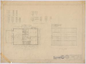Primary view of object titled 'McMurry College President's Home, Abilene, Texas: Second Floor and Roof Plans'.